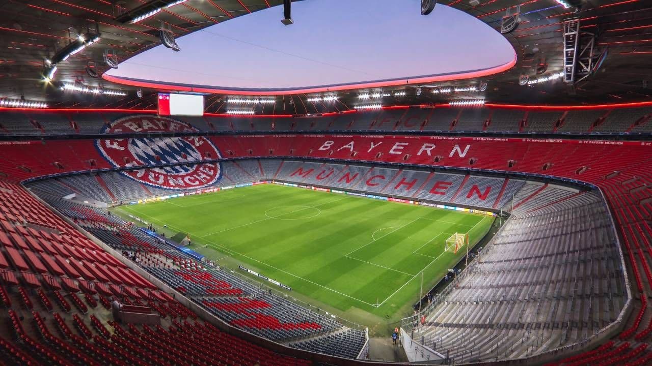 Innenansicht der Allianz Arena