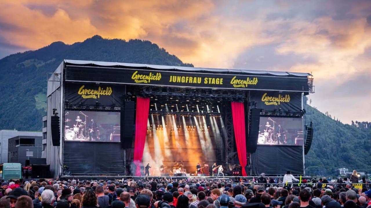 Bühne am Greenfield Festival in Interlaken