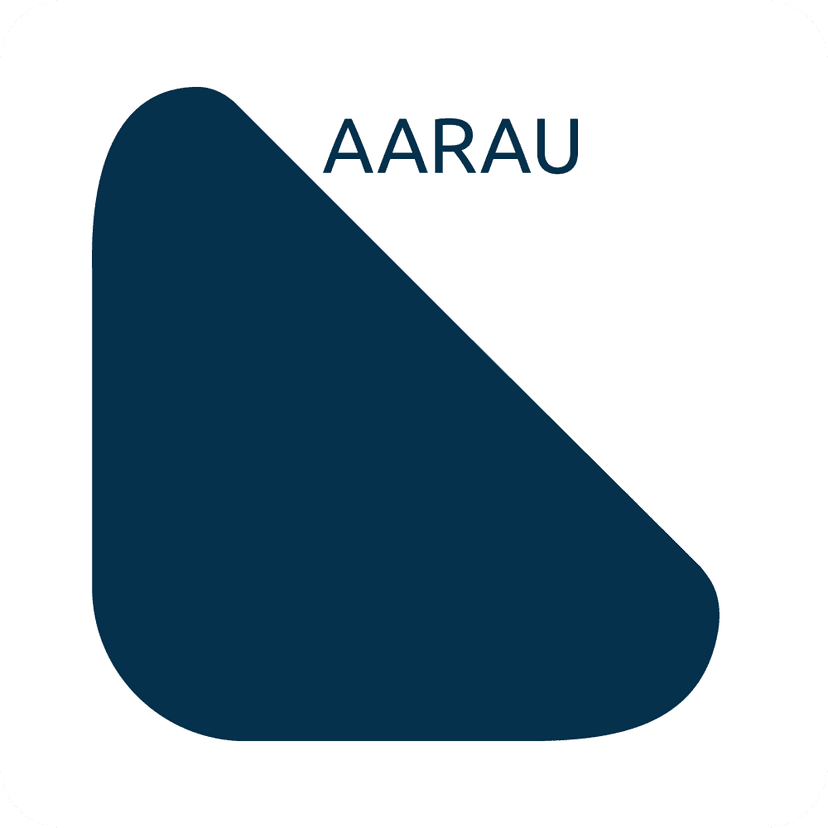 SMZH Icon Badge - Aarau - White