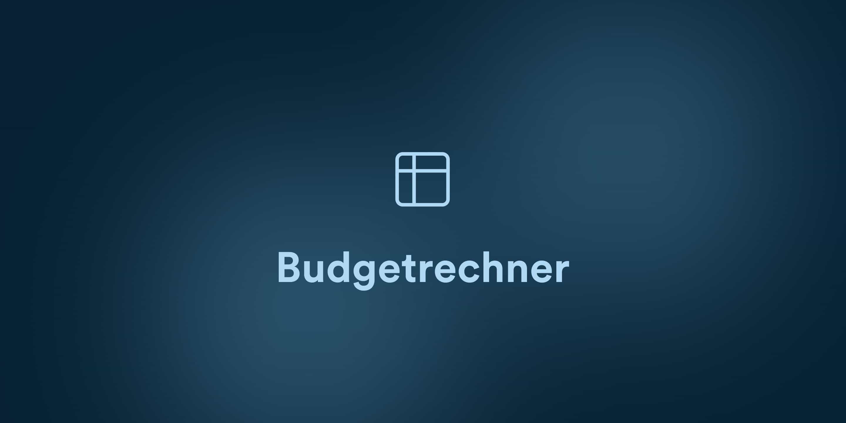Budgetrechner