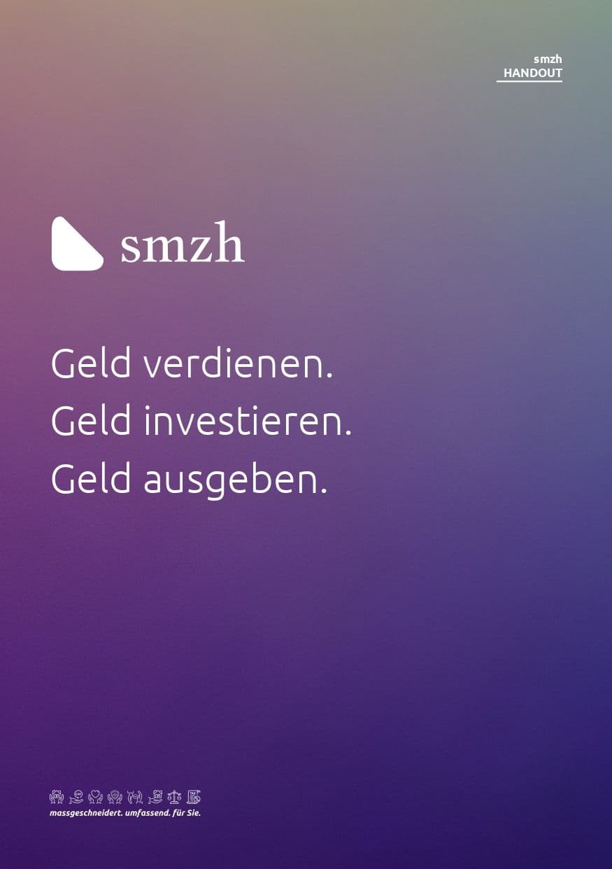 Geld verdienen, investieren und ausgeben