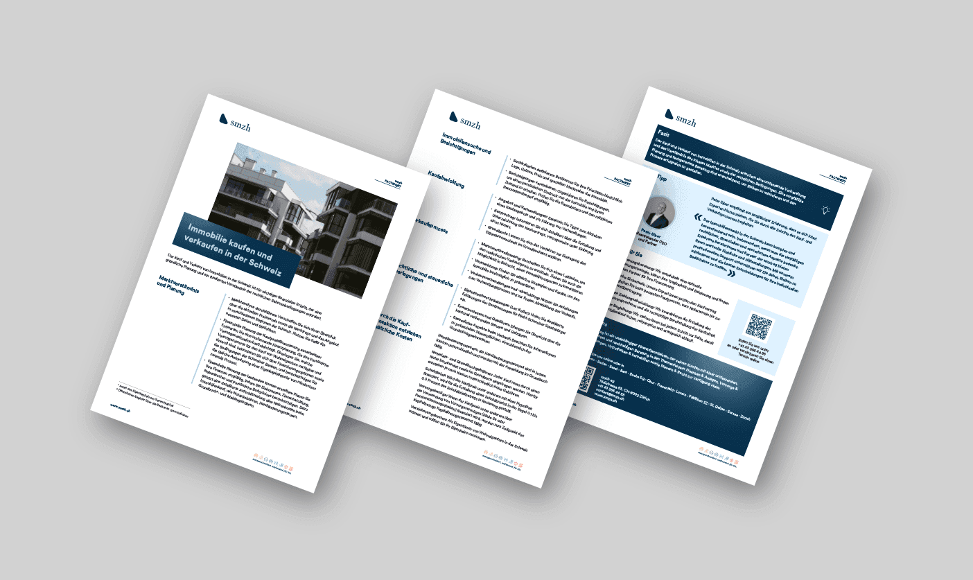 Immobilien kaufen und verkaufen in der Schweiz